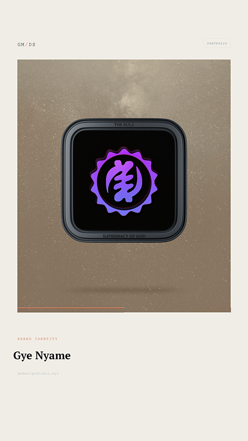 Gye Nyame Adinkra symbol digital artwork
